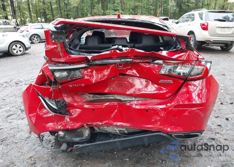 2022 Honda Civic Sport Touring из США, поврежденный, VIN 19XFL1H87NE000125